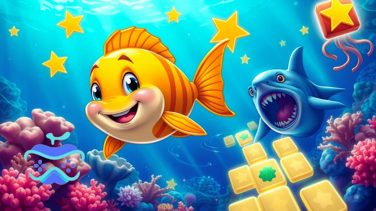 Underwater game scene